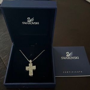 Swarovski Pave Cross Necklace